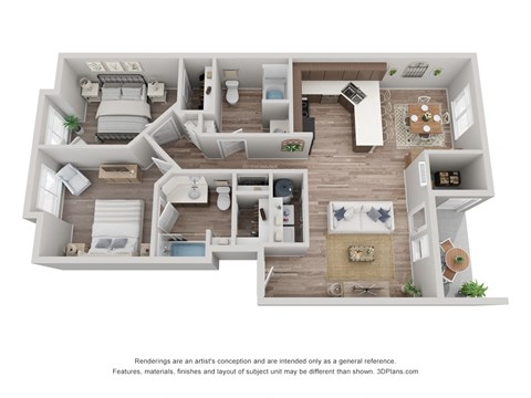 Block 1618 Two Bedroom